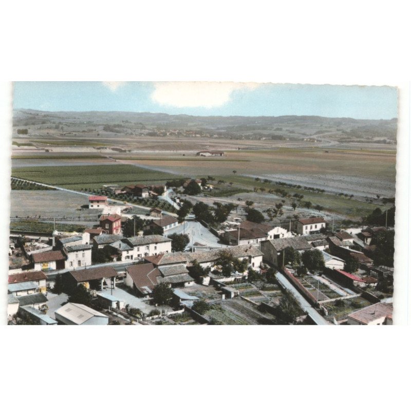 LE CREUX de la THINE: centre ville vue aérienne 10x15 - très bon état