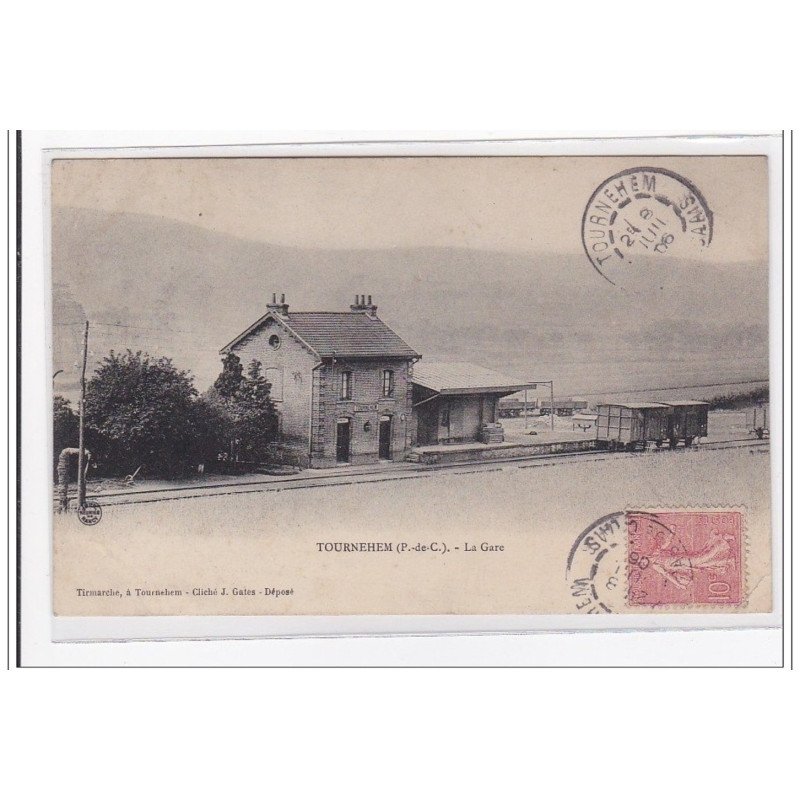 TOURNEHEM : la gare - tres bon etat