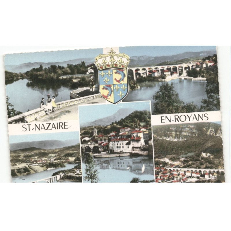 SAINT-NAZAIRE-en-ROYANS: vue aérienne 10x15 - très bon état