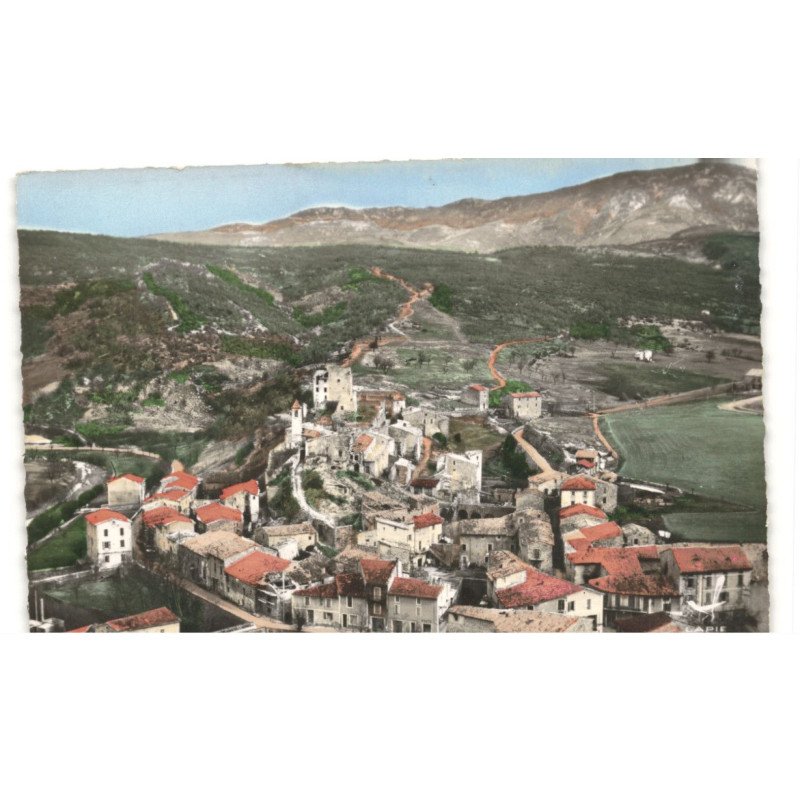 SAINTE-JALLE: vue générale vue aérienne 10x15 - très bon état