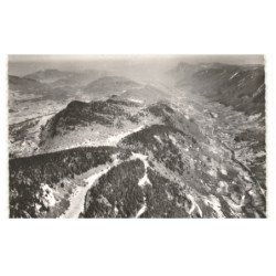 LA CHAPELLE-en-VERCORS: vue sur la vallée de saint-agnan vue aérienne 10x15 - très bon état