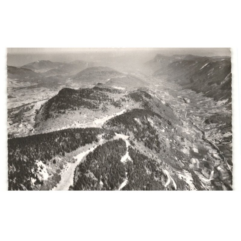 LA CHAPELLE-en-VERCORS: vue sur la vallée de saint-agnan vue aérienne 10x15 - très bon état