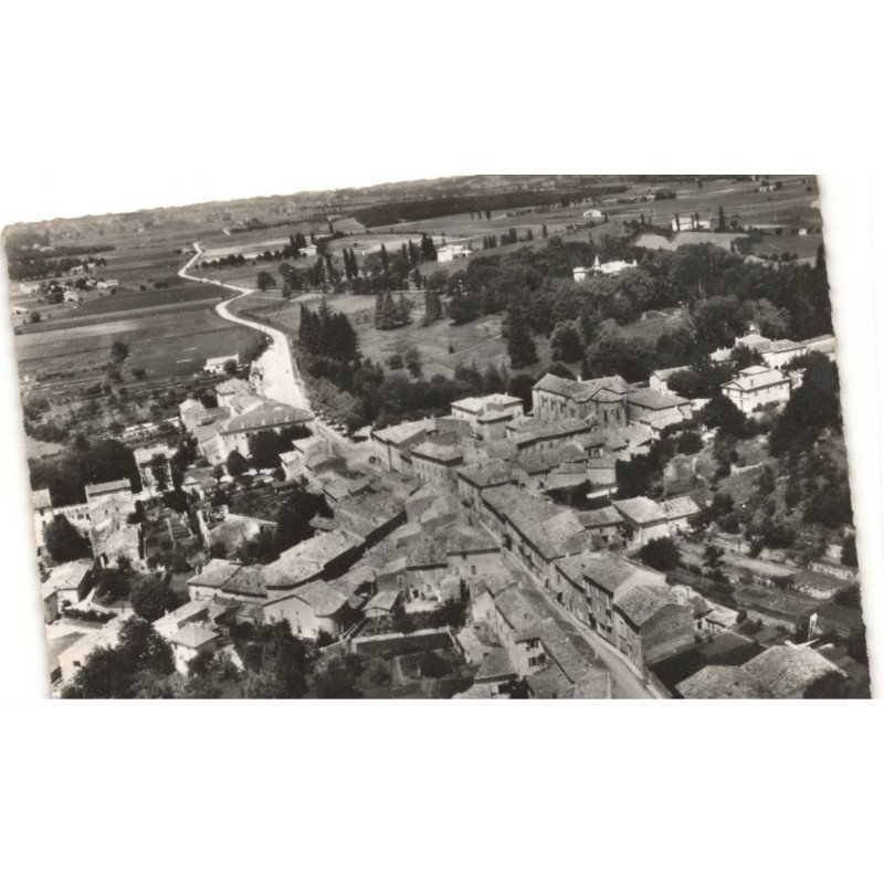 LA BEGUDE-de-MAZENC: vue générale vue aérienne 10x15 - très bon état