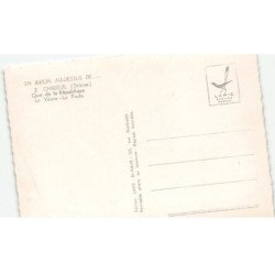 CHABEUIL: quai de la république la véore, la poste vue aérienne 10x15 - très bon état