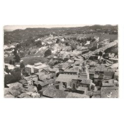 DONZERE: l'église vue aérienne 10x15 - très bon état