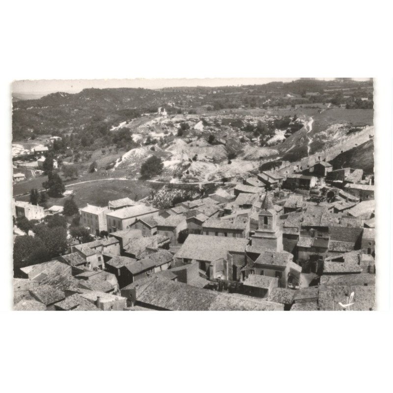 DONZERE: l'église vue aérienne 10x15 - très bon état