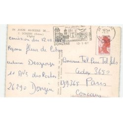 DONZERE: l'église vue aérienne 10x15 - très bon état
