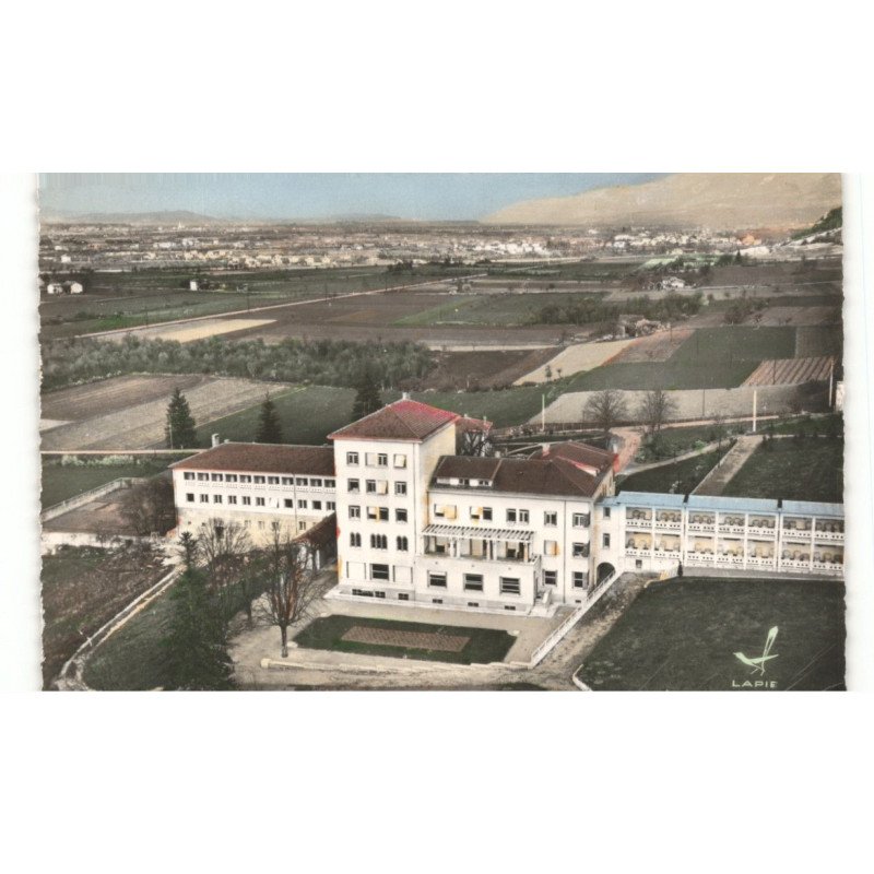LA BAUME D'HOSTUN: sainte-catherine labouré vue aérienne 10x15 - état