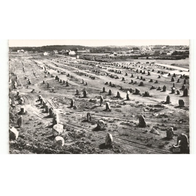 CARNAC-VILLE: vue aérienne 10x15 - très bon état
