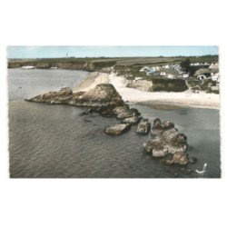CROMENACH: le camping et la côte sauvage vue aérienne 10x15 - très bon état