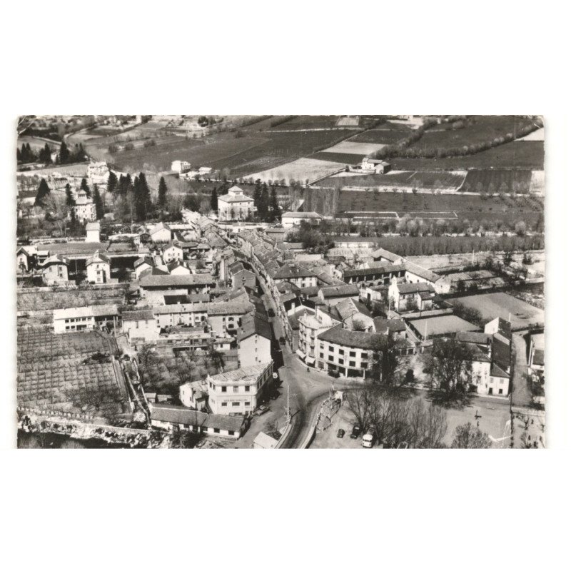 BOURG-MADAME: vue générale et puigcerda vue aérienne 10X15 - très bon état