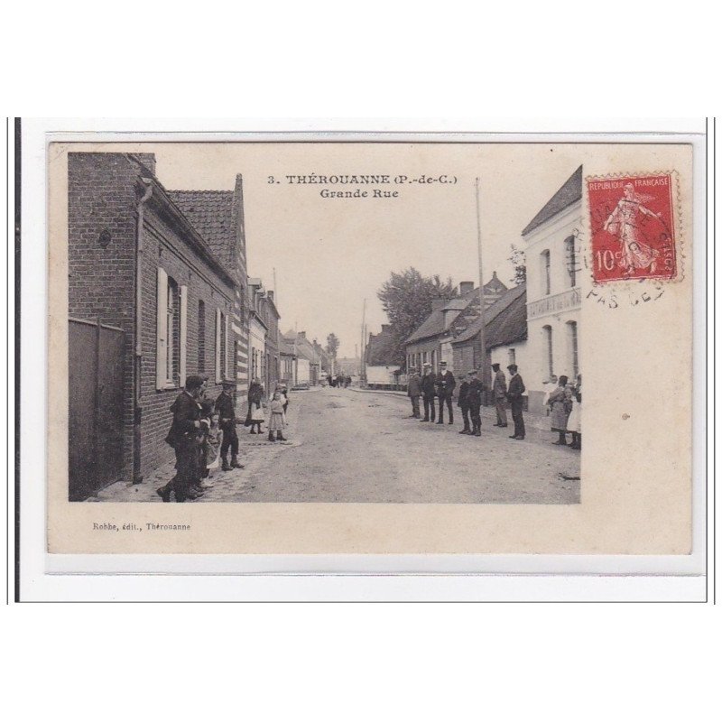 THEROUANNE : grande rue - etat