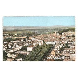 RIVESALTES: vue générale vue aérienne 10X15 - très bon état