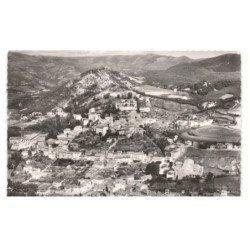 SAINT-LAURENT-de-CERDANS: vue générale avec la redoute et le calvaire vue aérienne 10X15 - très bon état
