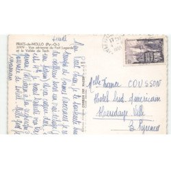PRATS-de-MOLLO: fort lagarde vallée du tech vue aérienne 10X15 - très bon état