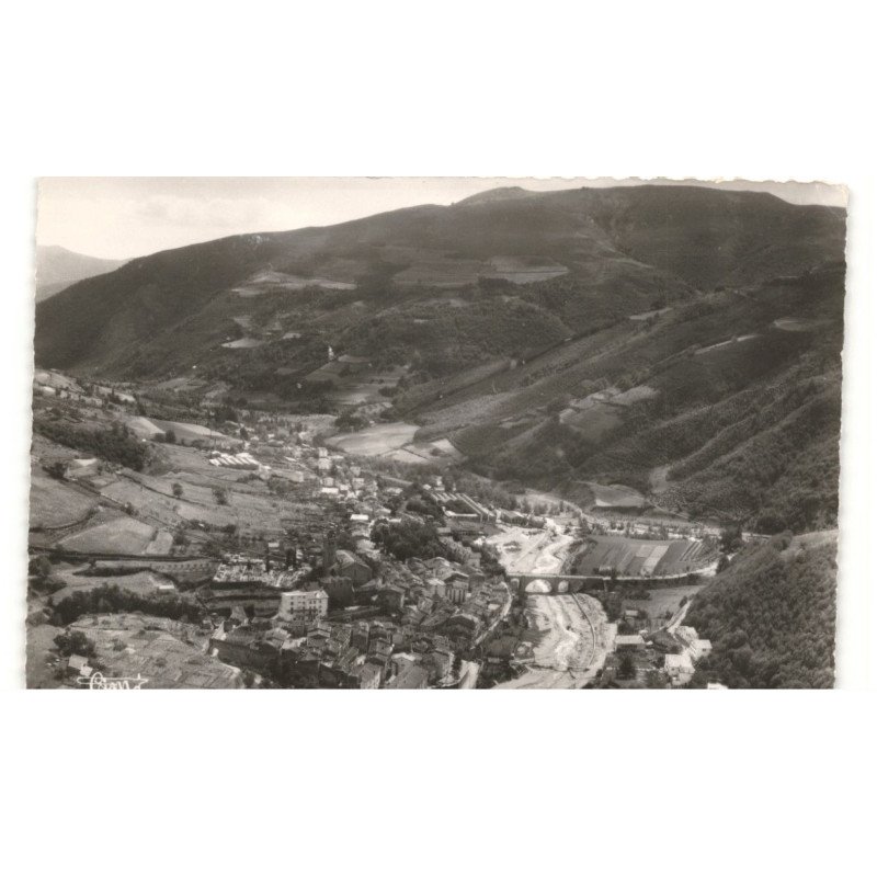 PRATS-de-MOLLO: le haut vallespir ville fortifiée par vauban vue aérienne 10X15 - très bon état