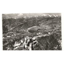 PRATS-de-MOLLO: le fort lagarde chaine du canigou vue aérienne 10X15 - très bon état