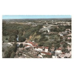 ARGENTON-le-CHATOU: la vallée de l'argernton au pont neuf vue aérienne 10X15 - très bon état