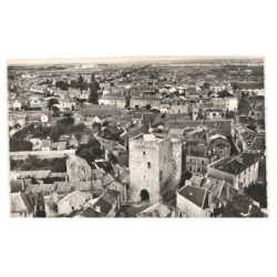 THOUARS: tour de la porte au prévost vue aérienne 10X15 - très bon état