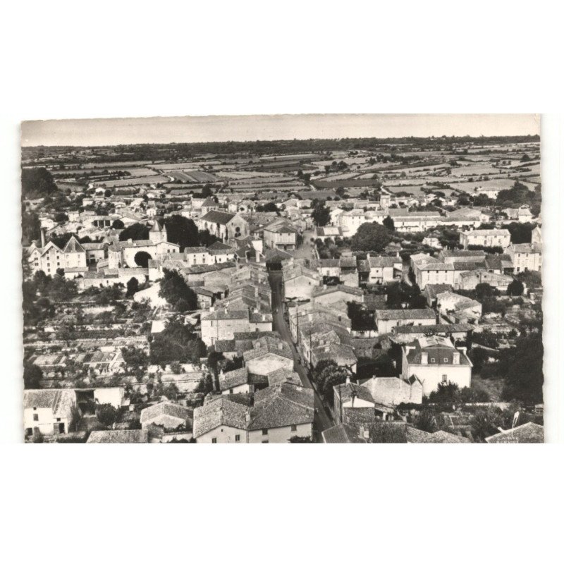 PAMPROUX: vue générale vue aérienne 10X15 - très bon état