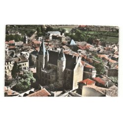 MELLE: le tribunal vue aérienne 10X15 - très bon état