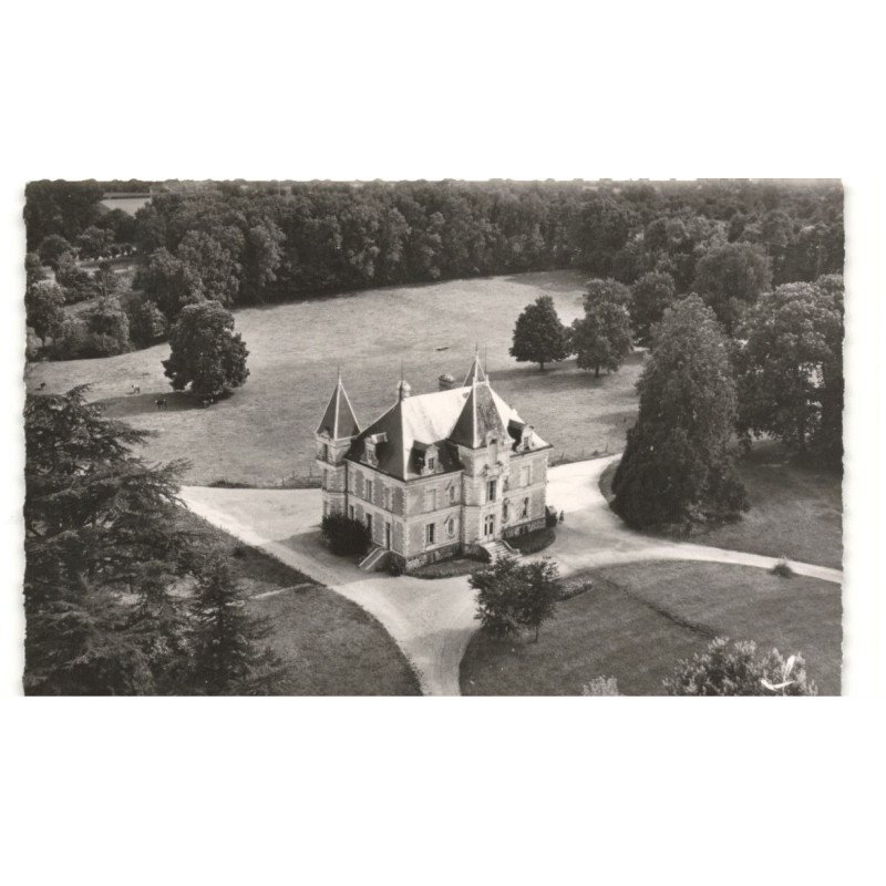 MONCOUTANT: le château saint-claude vue aérienne 10X15 - très bon état