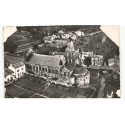 MELLE: église saint-hilaire vue aérienne 10X15 - état