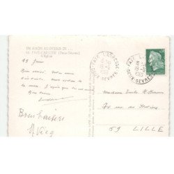 FAYE-L'ABBESSE: l'église vue aérienne 10X15 - très bon état