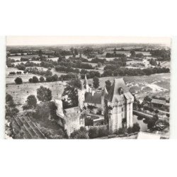 CHERVEUX: le château du XIVe siècle vue aérienne 10X15 - très bon état