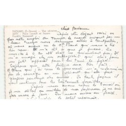 THOUARS: place lavault et square franklin roosevelt vue aérienne 10X15 - très bon état