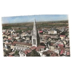 AIRVAULT: l'église vue aérienne 10X15 - très bon état