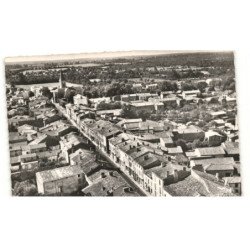 BRIOUX-sur-BOUTONNE: vue générale, route de poitiers vue aérienne 10X15 - très bon état