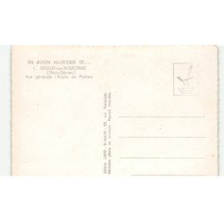 BRIOUX-sur-BOUTONNE: vue générale, route de poitiers vue aérienne 10X15 - très bon état