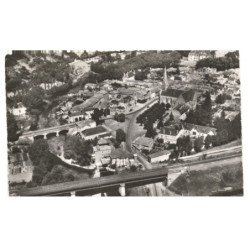 SAINT-LOUP-sur-THOUET: le pont du chemin de fer et le pont routier sur le thouet vue aérienne 10X15 - très bon état