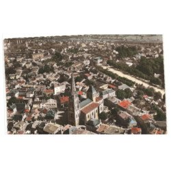 PARTHENAY: vue générale vue aérienne 10X15 - très bon état