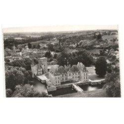 SAINT-LOUP-sur-THOUET: le château, façade nord vue aérienne 10X15 - très bon état