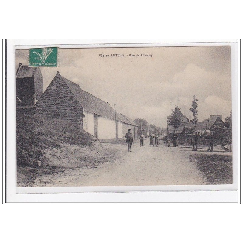 VIS-en-ARTOIS : rue de chérisy - tres bon etat