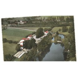MONCOUTANT: l'étang de la sablière vue aérienne 10X15 - très bon état