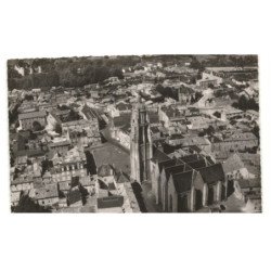 BRESSUIRE: quartier de l'église notre-dame vue aérienne 10X15 - très bon état