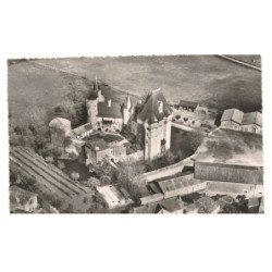 CHERVEUX: château XIVe vue aérienne 10X15 - très bon état