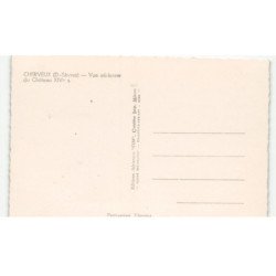 CHERVEUX: château XIVe vue aérienne 10X15 - très bon état