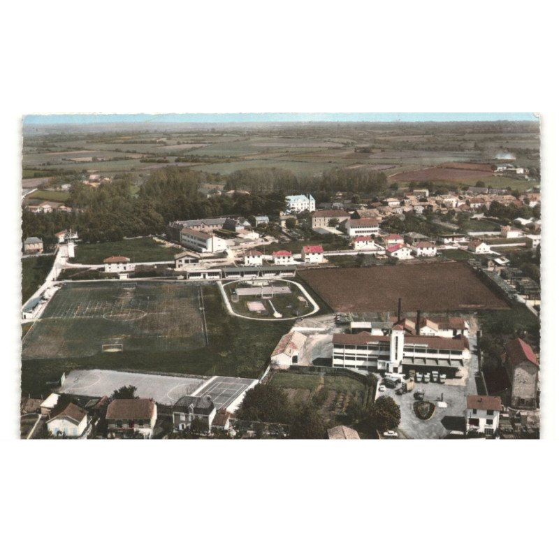 CHEF-BOUTONNE: vue panoramique vue aérienne 10X15 - très bon état
