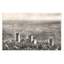 USSEREN: les 3 châteaux vue aérienne 10X15 - très bon état