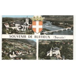 RUFFIEUX: souvenir vue aérienne 10X15 - très bon état