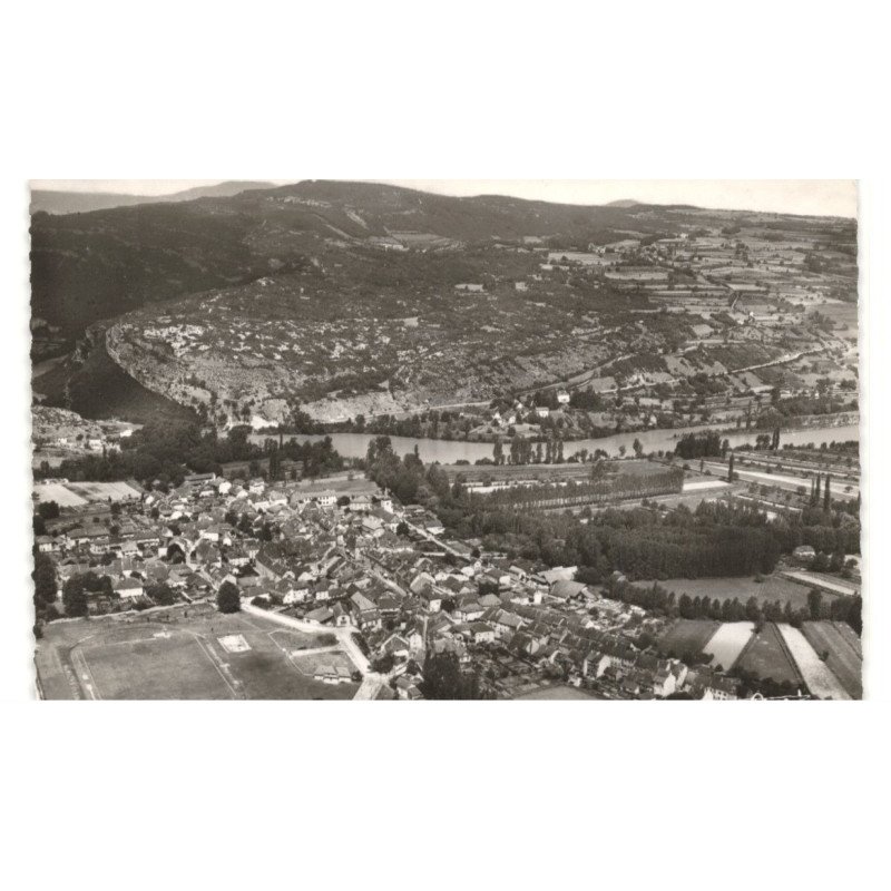 YENNE: vue panoramique vue aérienne 10X15 - très bon état