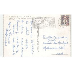 VALLOIRE: vue générale, la sétaz vue aérienne 10X15 - très bon état