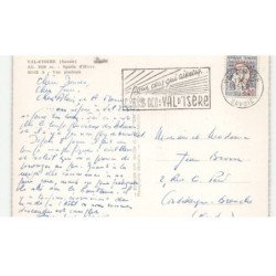 VAL-D'ISERE: sports d'hiver vue aérienne 10X15 - très bon état