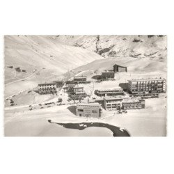 TIGNES: la plus haute d'euope vue aérienne 10X15 - très bon état