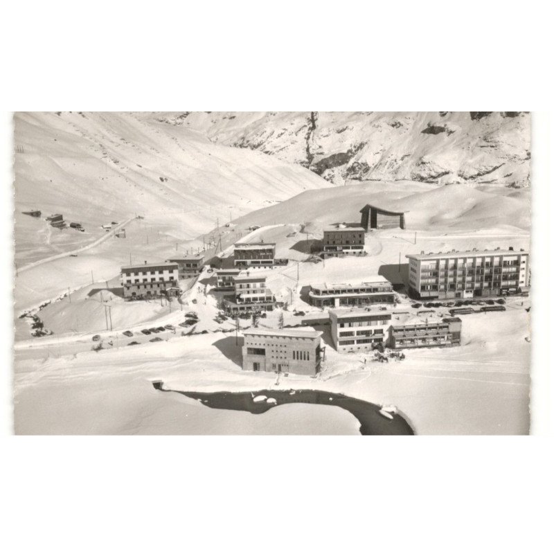 TIGNES: la plus haute d'euope vue aérienne 10X15 - très bon état