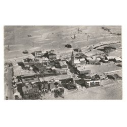 VAL-D'ISERE: sports d'hiver, vue partielle de la station vue aérienne 10X15 - très bon état